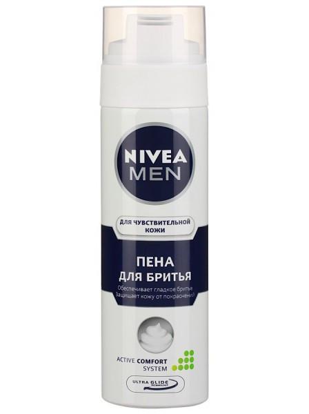 Піна для гоління Nivea для чутливої шкіри 200 мл (4005808588824)