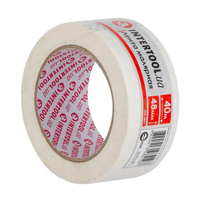 Лента малярная Intertool DM-3821 38 мм 20 м Белый (10090571)