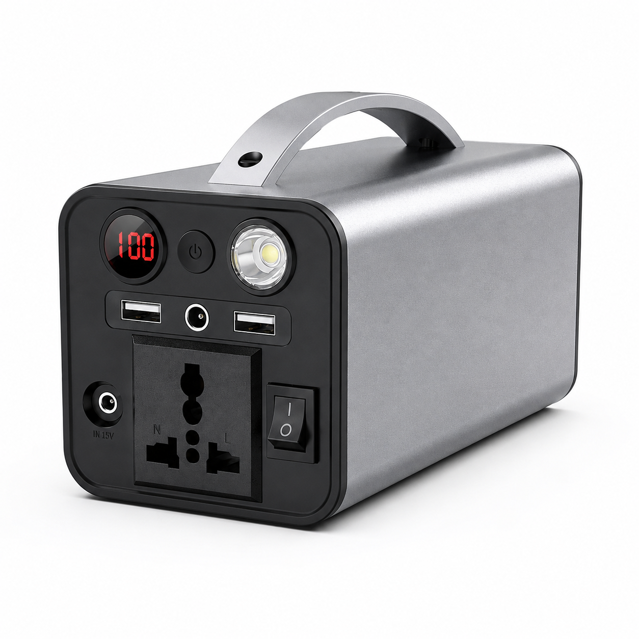 Зарядная станция портативная OKD180 45000 mAh 180 Вт с розеткой 220 В/2 USB QC3.0/DC 12V (Rav-OKD180)