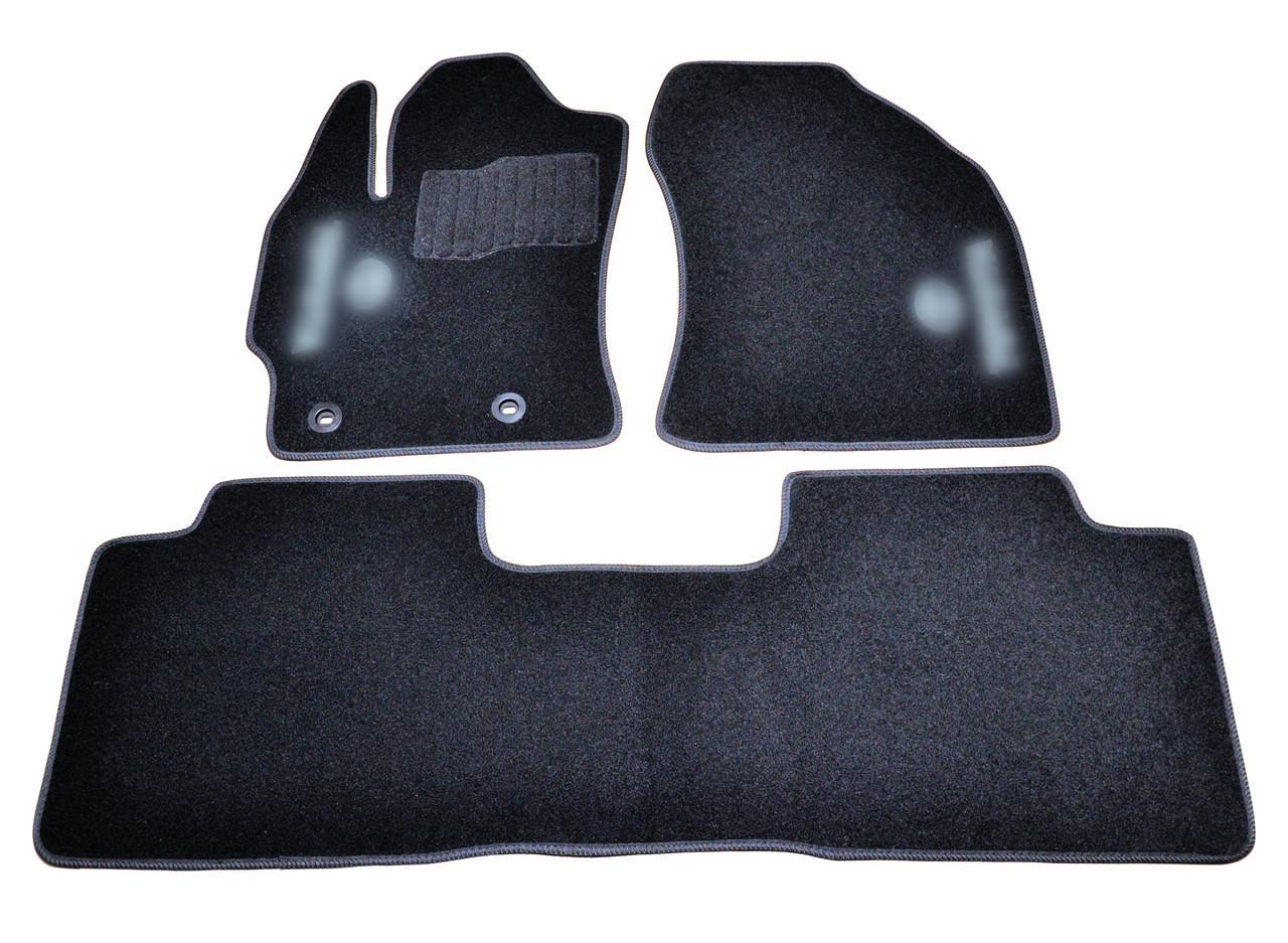 Килимки автомобільні ворсові AVTO-Gumm для Toyota Corolla/Auris 2013- 3 шт. Чорний (1398312973)
