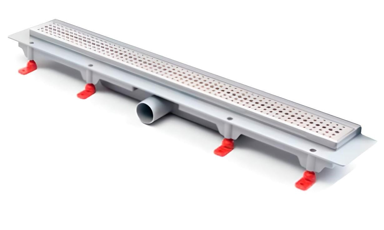 Канал душевой МСН горизонтальный фланец 650 мм решетка Бейзик/сухой сифон (CH-650В) Канал душевой МСН горизонтальный фланец 650 мм решетка Бейзик/сухой сифон (CH-650В)