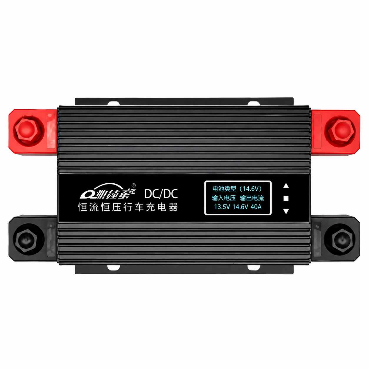Зарядний пристрій автомобільний DC-DC для LiFePO4 та АКБ Boost/Buck з дисплеєм 900W 12/24V до 80A (38302236)