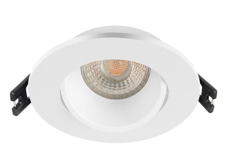 Точечный светильник Luxel GU5.3 IP20 круг Белый (DP-01W)