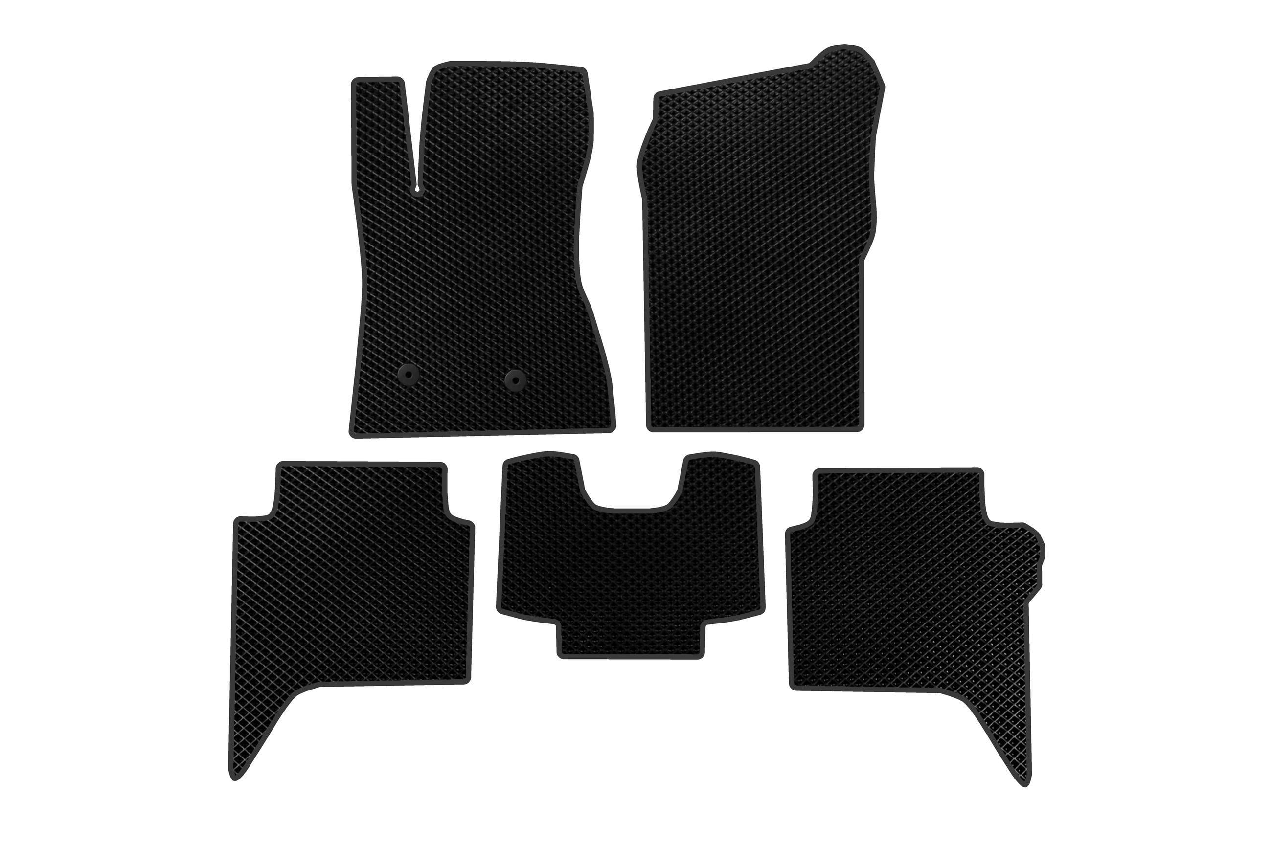 Коврики автомобильные Digital Designs EVA для Ford Ranger 2022- гг. этилвинилацетат Черный (183370)