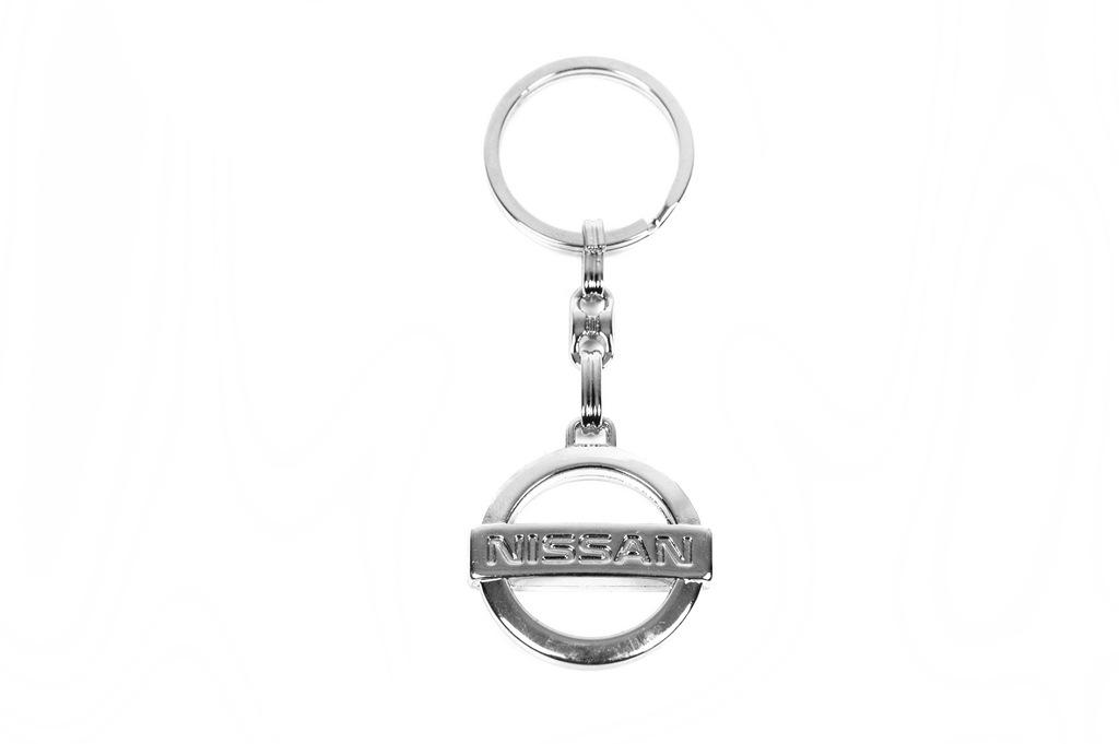 Металлический брелок с логотипом Nissan Davs Auto для Nissan нержавеющая сталь Хром