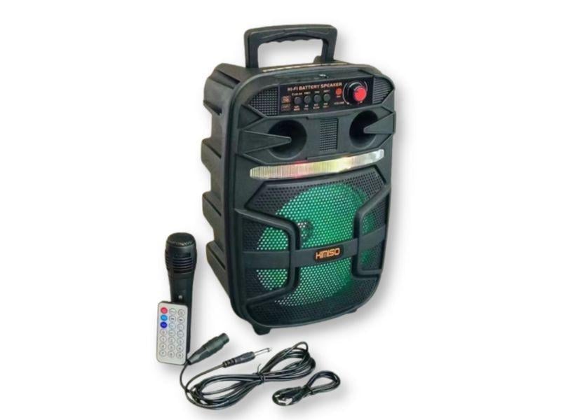 Акустическая система XPRO QS-4007 24 Вт USB/SD/FM радио/Bluetooth/1 радиомикрофон/ДК Черный (QS-4007)