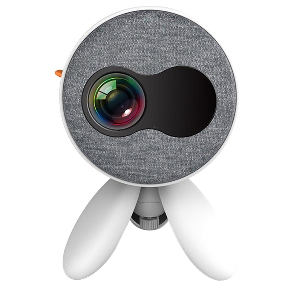 Проектор мультимедійний Led Projector YG220 Android WiFi з пультом та міні-штативом 20х15х14,5 см Біло-сірий (124-14-14431) - фото 2