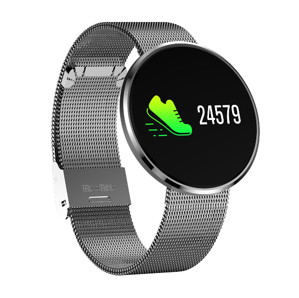 Смарт-браслет SUNROZ CF006H 0,96" Серебряный (SUN3641)