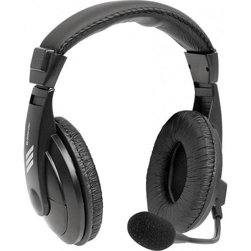 Наушники с микрофоном Defender Gryphon HN-750 105 дБ 2х3,5 мм jack 2 м Black (63750)