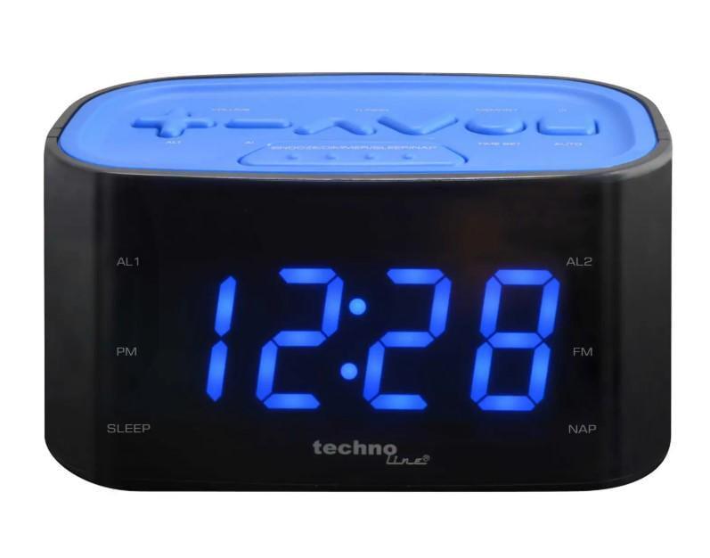 Часы настольные с радио Technoline WT465 Black/Blue (WT465 blaue)