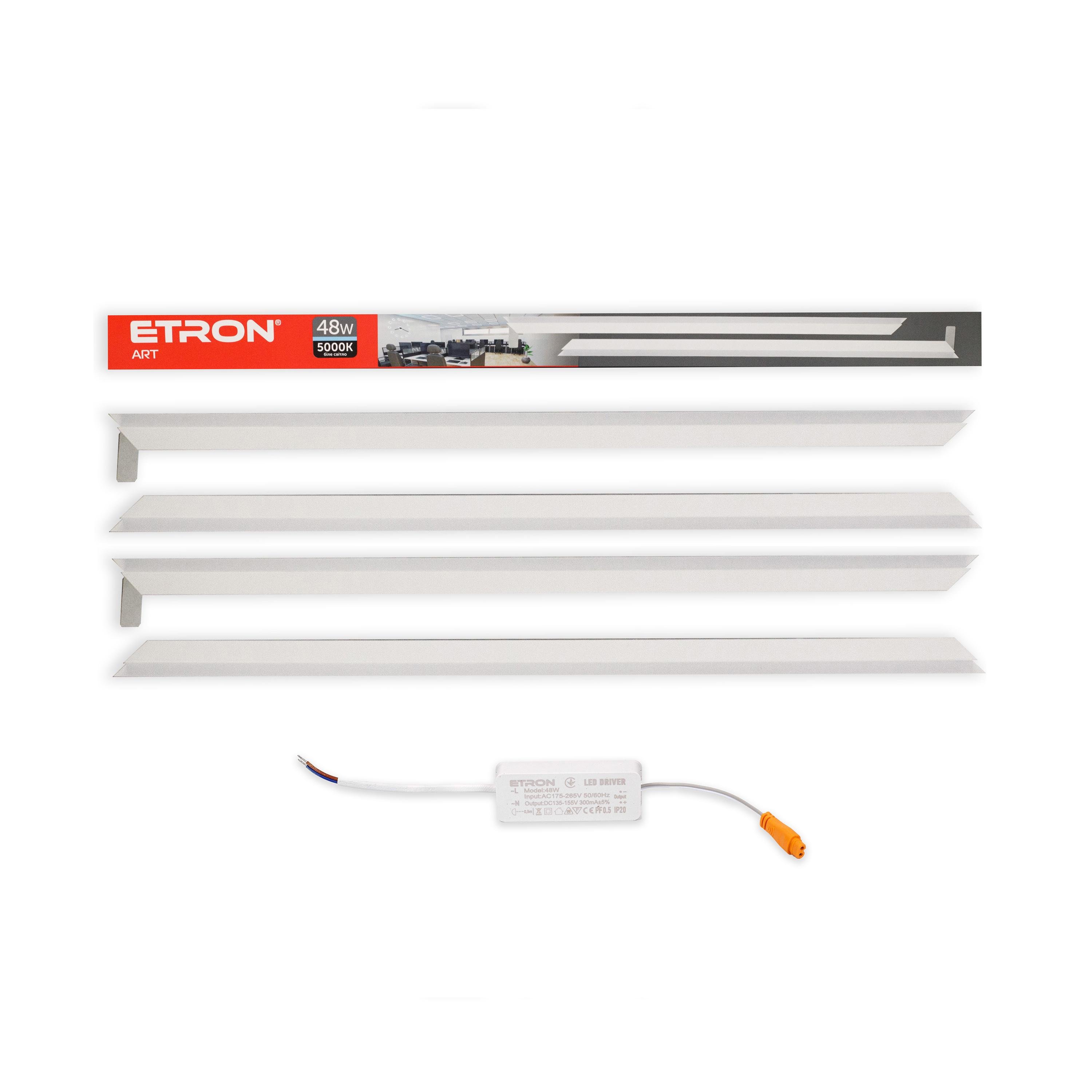 Панель світлодіодна ETRON 1-EMP-792 Армстронг 48 Вт 5000k (71566) - фото 4