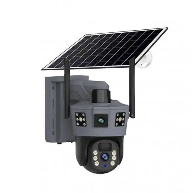 Камера видеонаблюдения Solar PTZ 6MP Wi-Fi уличная поворотная с солнечной панелью и детектором движения (2671728888) Камера видеонаблюдения Solar PTZ 6MP Wi-Fi уличная поворотная с солнечной панелью и детектором движения (2671728888)