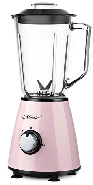 Блендер стаціонарний Maestro MR-570 600 Вт 1 л Рожевий (005199)