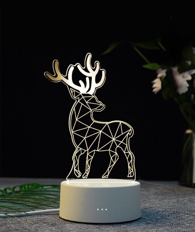 Ночник SwitchOn D0041 Олень с пультом 16 цветов 4 режима с объемным эффектом (13313295) Ночник SwitchOn D0041 Олень с пультом 16 цветов 4 режима с объемным эффектом (13313295)