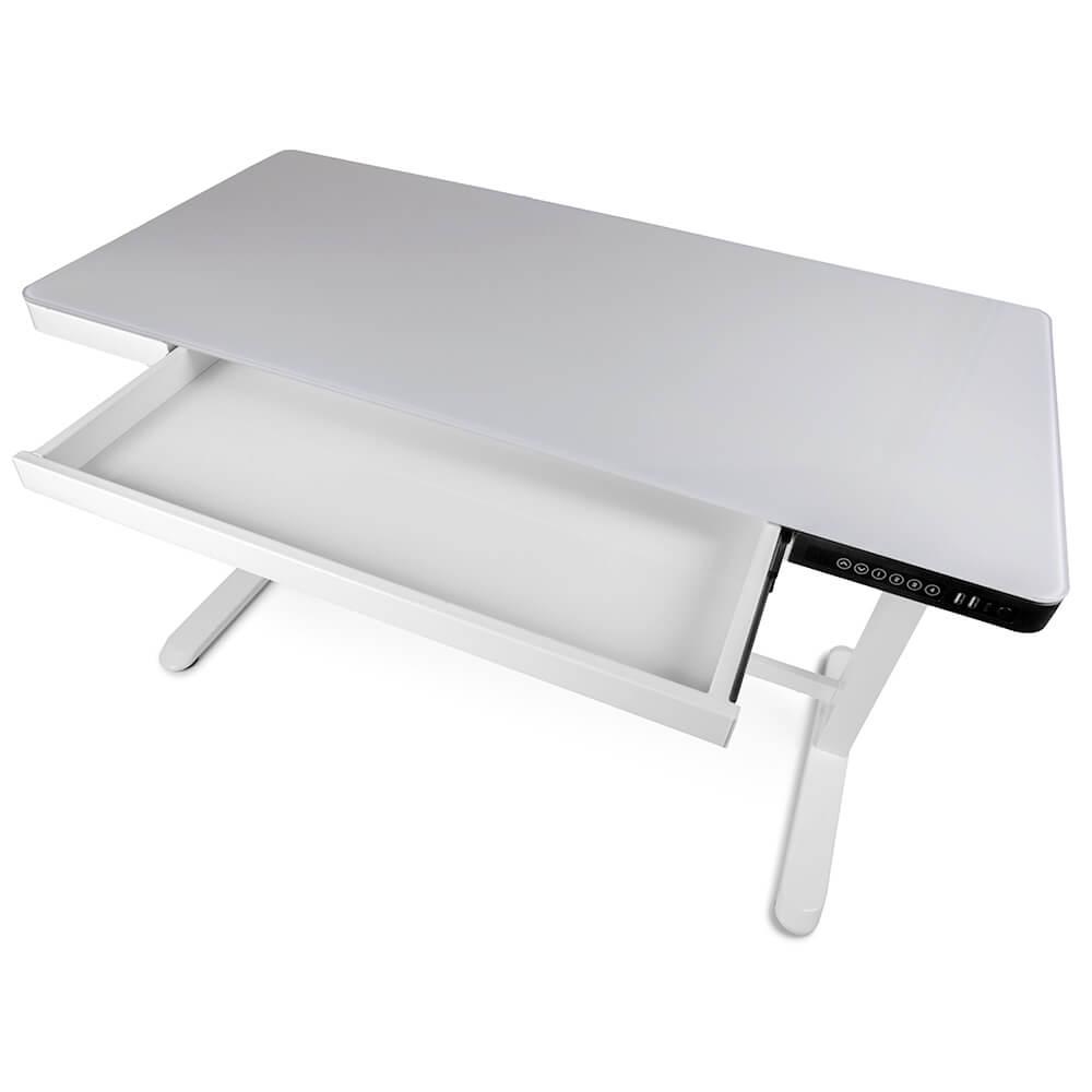 Регулируемый стол Barsky StandUp Memory BSU el-06 electric 1200х600 мм White glass - фото 2 Регулируемый стол Barsky StandUp Memory BSU el-06 electric 1200х600 мм White glass - фото 2