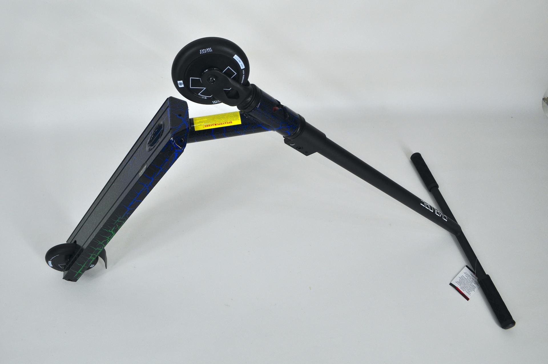 Самокат трюковый Explore Crocco Deluxe с пегами Зеленый - фото 11