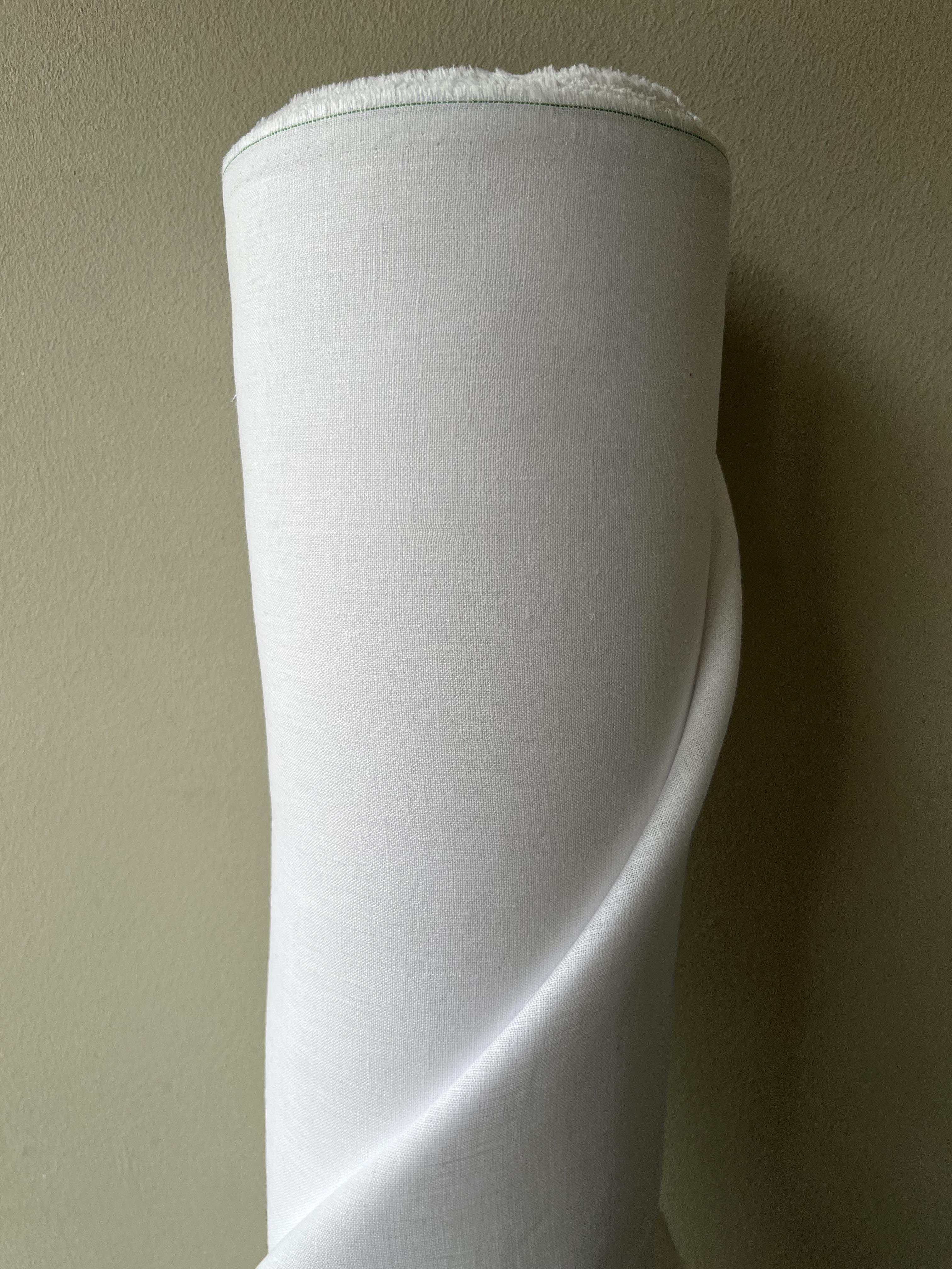 Ткань костюмная смягченная Linen Plus 100% лен 148 см 101 Белый - фото 2 Ткань костюмная смягченная Linen Plus 100% лен 148 см 101 Белый - фото 2