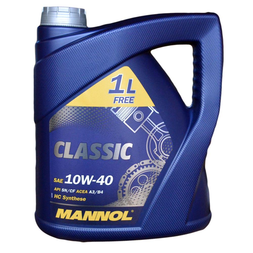Моторне мастило автомобільне Mannol Classic 10W-40 5 л (22871)