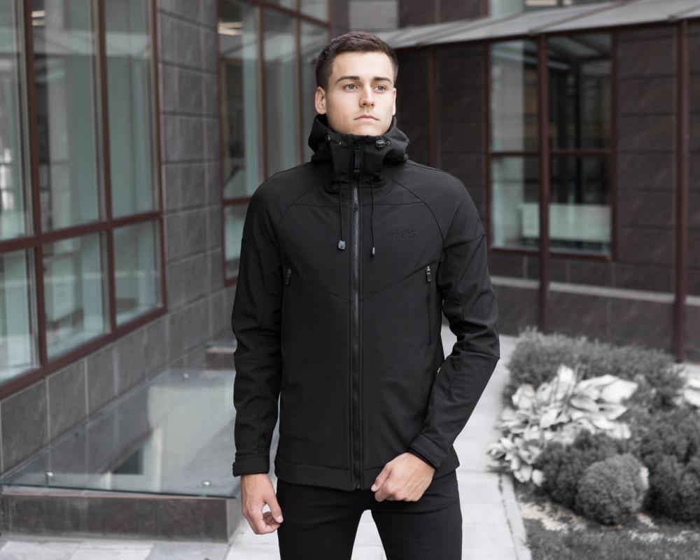Куртка Pobedov Soft Shell XL Черный (36926)