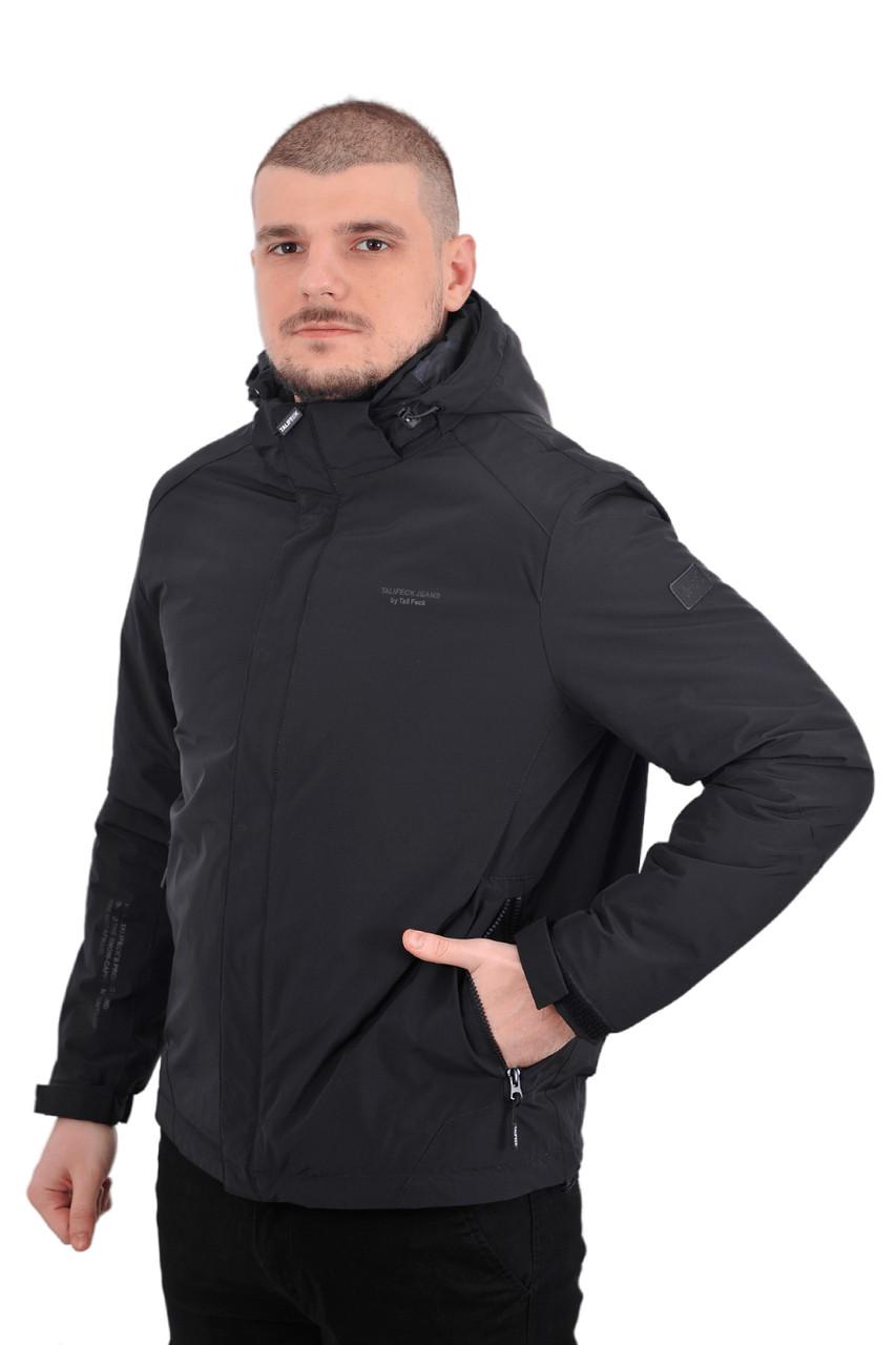 Куртка демісезонна чоловіча Talifeck 22-50679 Чорний (22-50679_43_50) - фото 3