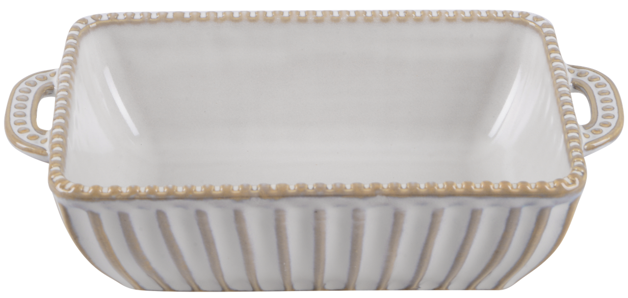 Форма для запікання прямокутна Limited Edition Allegra Biege кам'яна кераміка 20,5х11,5х5,5 см (GJH009-20-2-129)