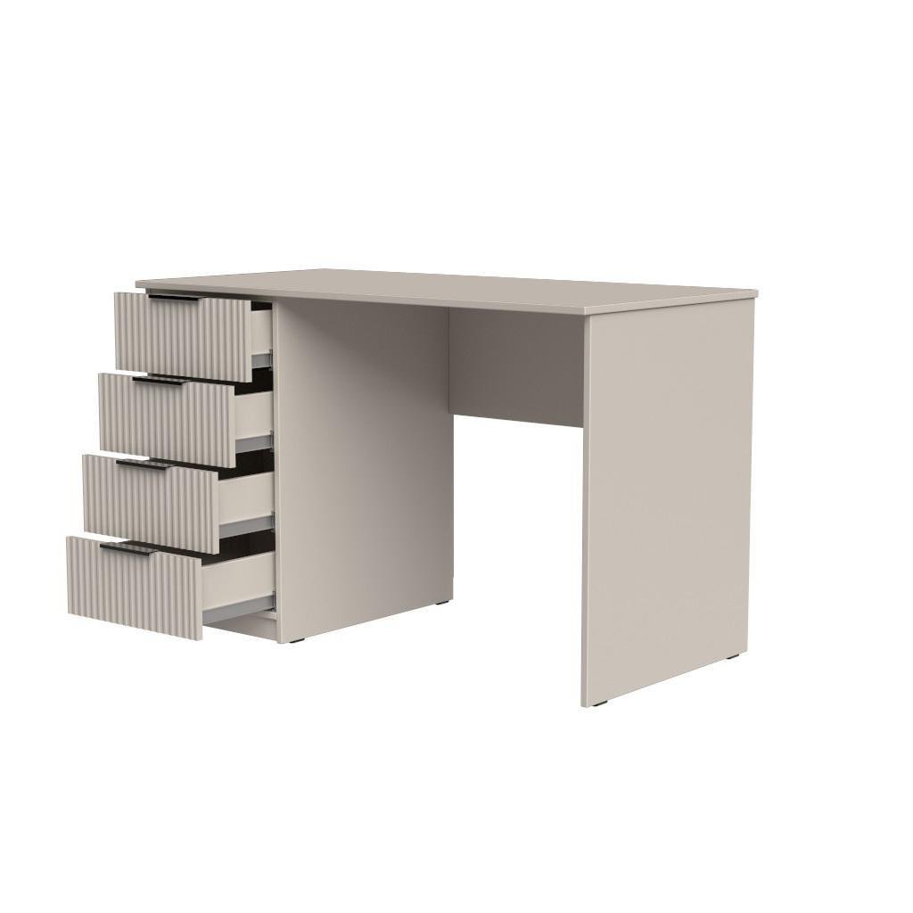 Стіл письмовий СП2 4Я SENAM 750х1300х500 мм корпус ДСП Кашемір фасад МДФ фарба NCS S 2002-Y50R Шовк мат фрезерерування Плаше Грос - фото 4 Стіл письмовий СП2 4Я SENAM 750х1300х500 мм корпус ДСП Кашемір фасад МДФ фарба NCS S 2002-Y50R Шовк мат фрезерерування Плаше Грос - фото 4