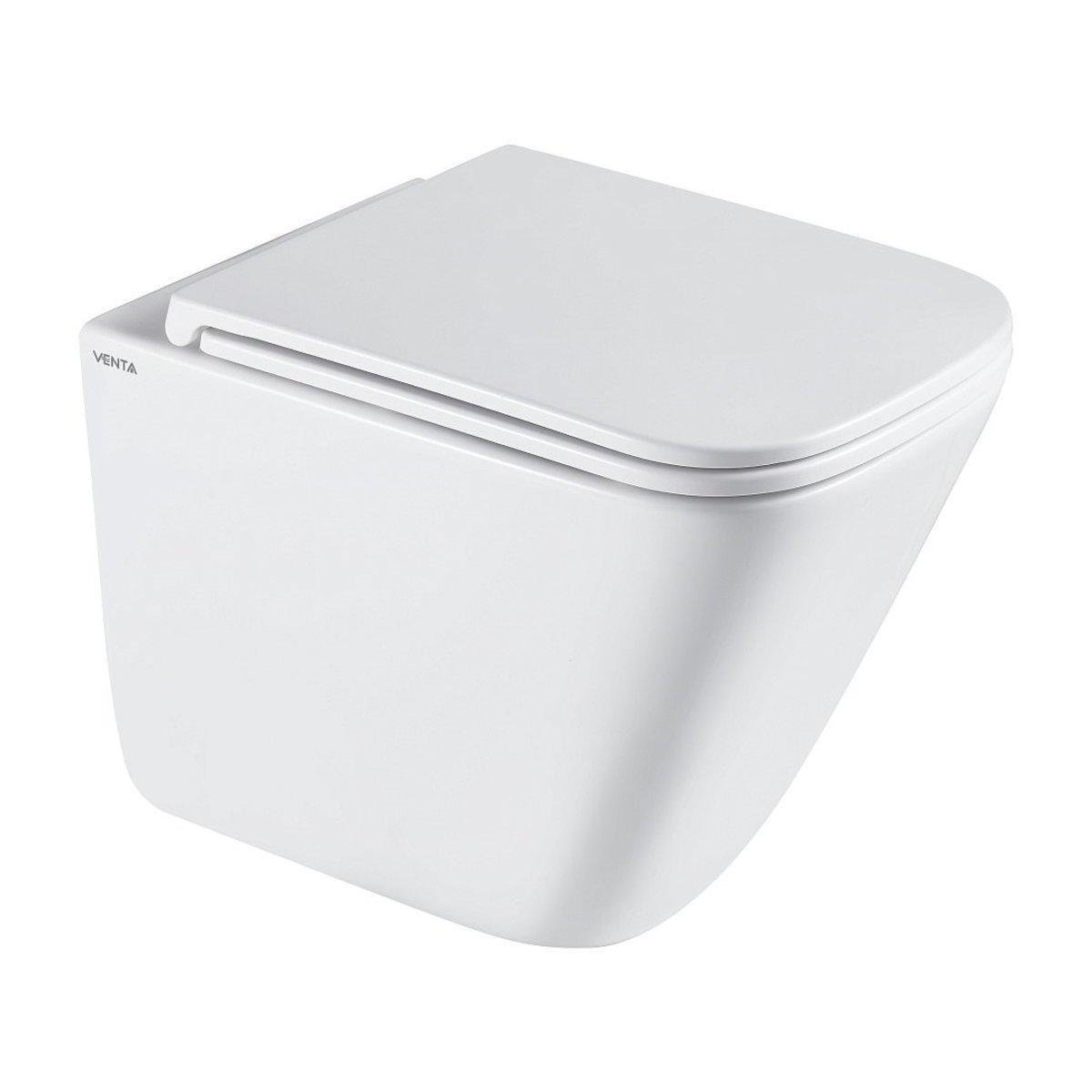 Унитаз подвесной Venta POST Tornado 3.0 490x340x385 мм Белый (SW-94361)