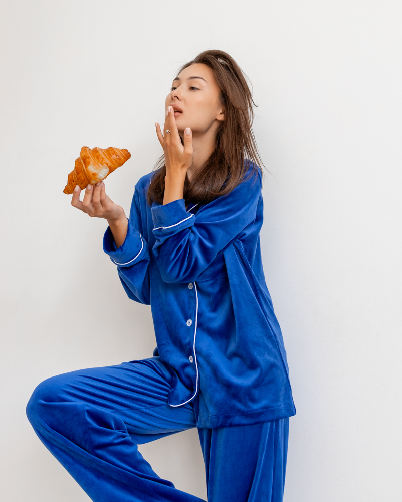 Пижама женская Модельер 7622 р. 42 Синий (14060) - фото 6 Пижама женская Модельер 7622 р. 42 Синий (14060) - фото 6