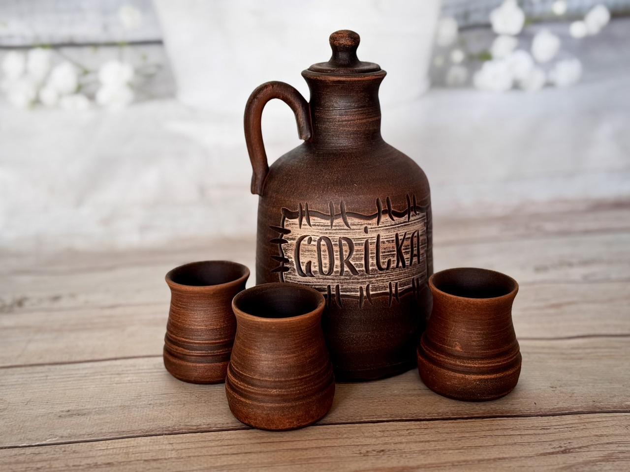 Набор штоф Gorilka 700 мл и рюмочки (2563494548)