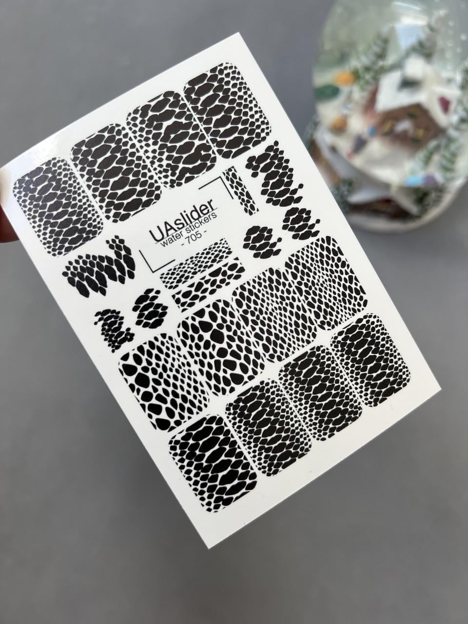 Слайдер для маникюра UASlider Змеиная кожа 705