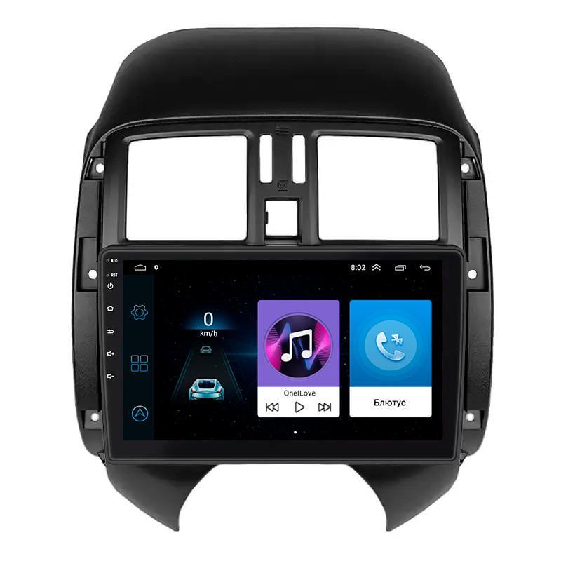 Автомагнитола штатная Lesko для Nissan Versa II рестайлинг 2014-2019 9" 1/16Gb Wi-Fi GPS Base MOB