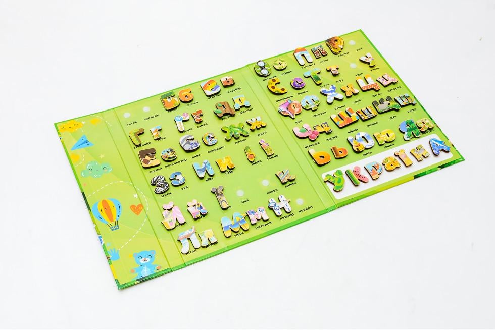 Сортер пазл дерев'яний дитячий розвиваючий PuzzleOK Азбука На Липучках - фото 9 Сортер пазл дерев'яний дитячий розвиваючий PuzzleOK Азбука На Липучках - фото 9