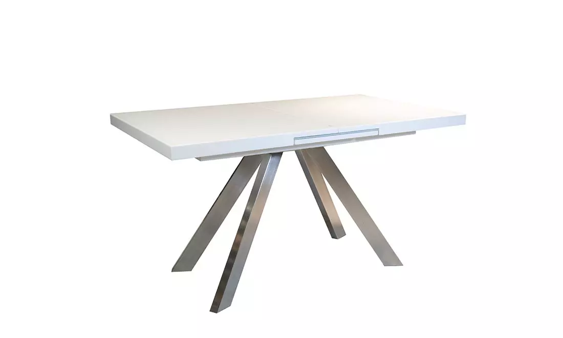 Стол раскладной Кемел 1400/1800х850х760 Белый