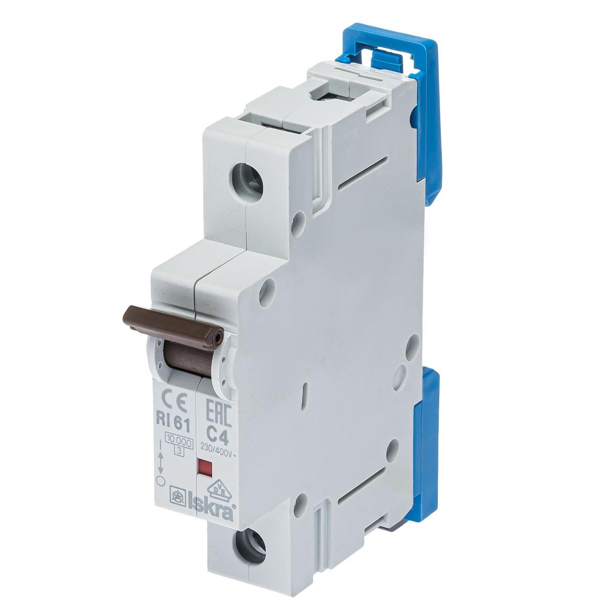 Модульный выключатель ISKRA RI61C4A автоматический (786100051000)
