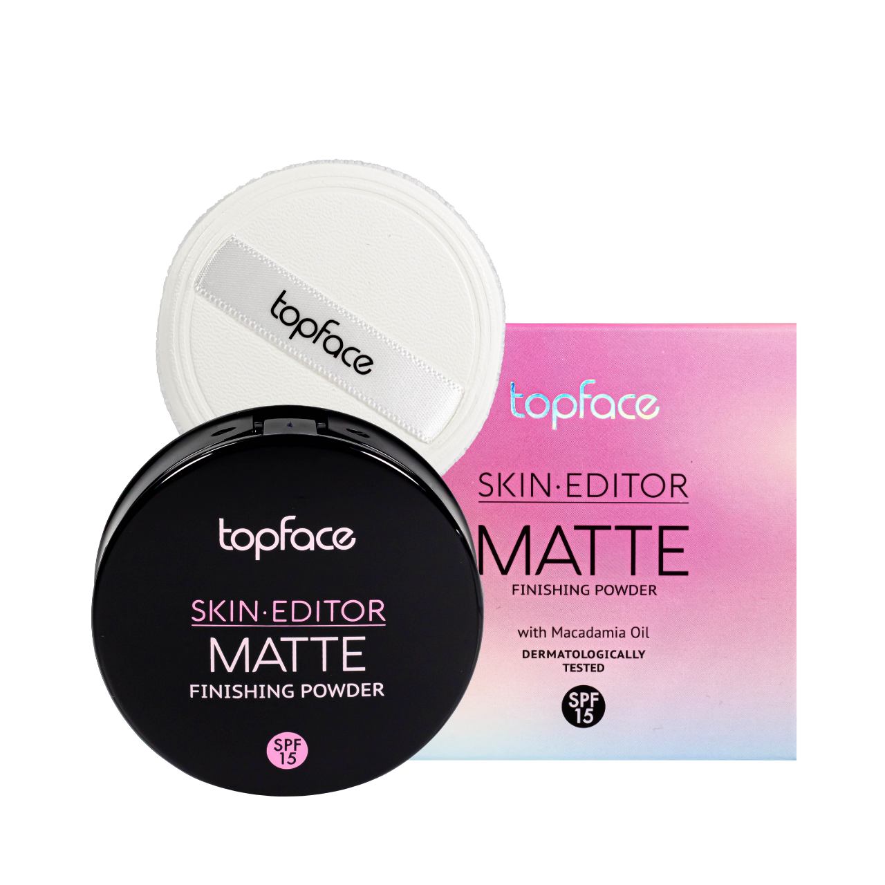 Пудра для обличчя матуюча TopFace Skin Editor Matte Finish PT263 №04 Теплий Бежевий (1116314955) - фото 4 Пудра для обличчя матуюча TopFace Skin Editor Matte Finish PT263 №04 Теплий Бежевий (1116314955) - фото 4
