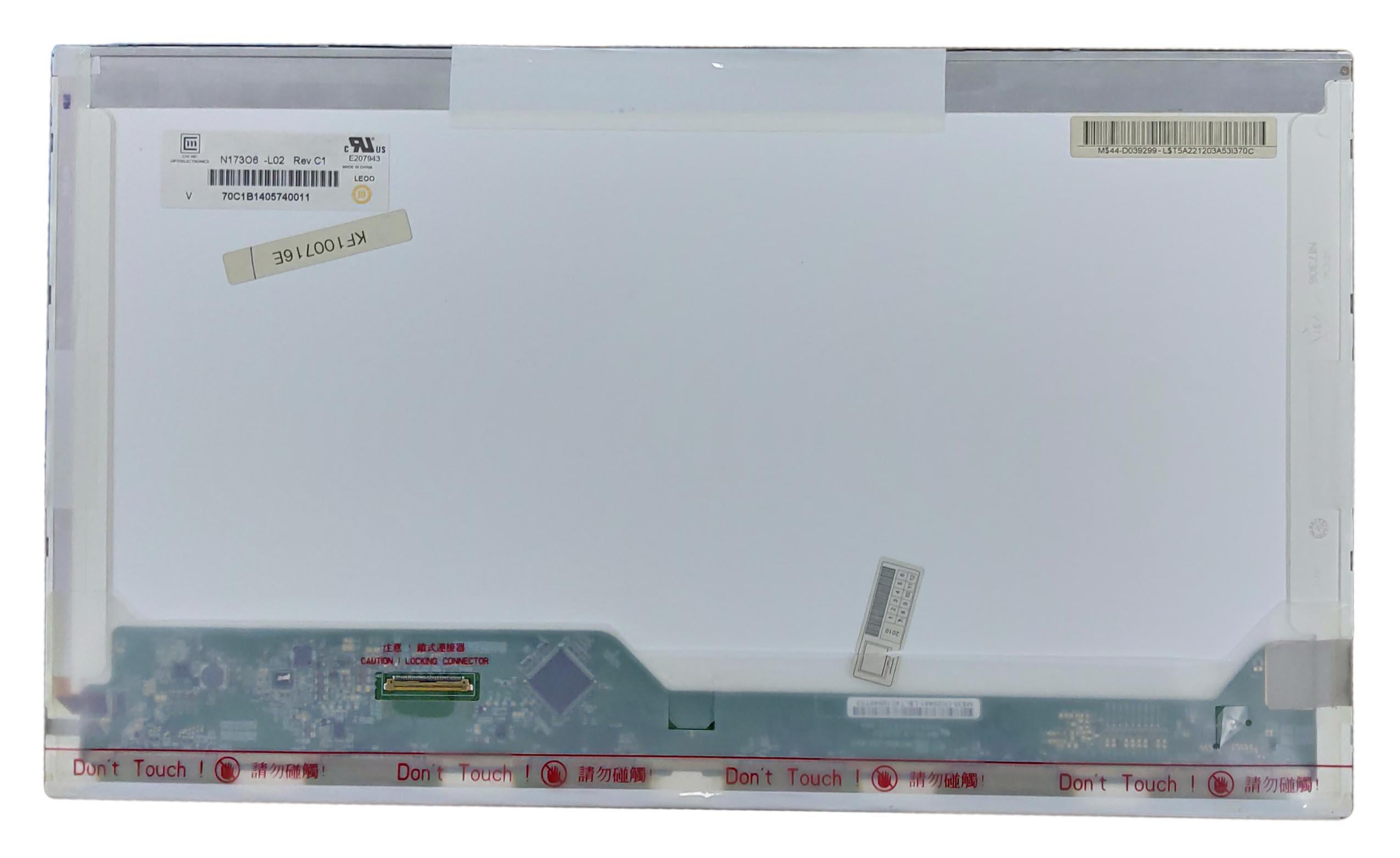 Матрица для ноутбука 17,3" Normal 40 pin слева 1600x900 LED без креплений глянцевая Chi Mei CMO N17306-L02