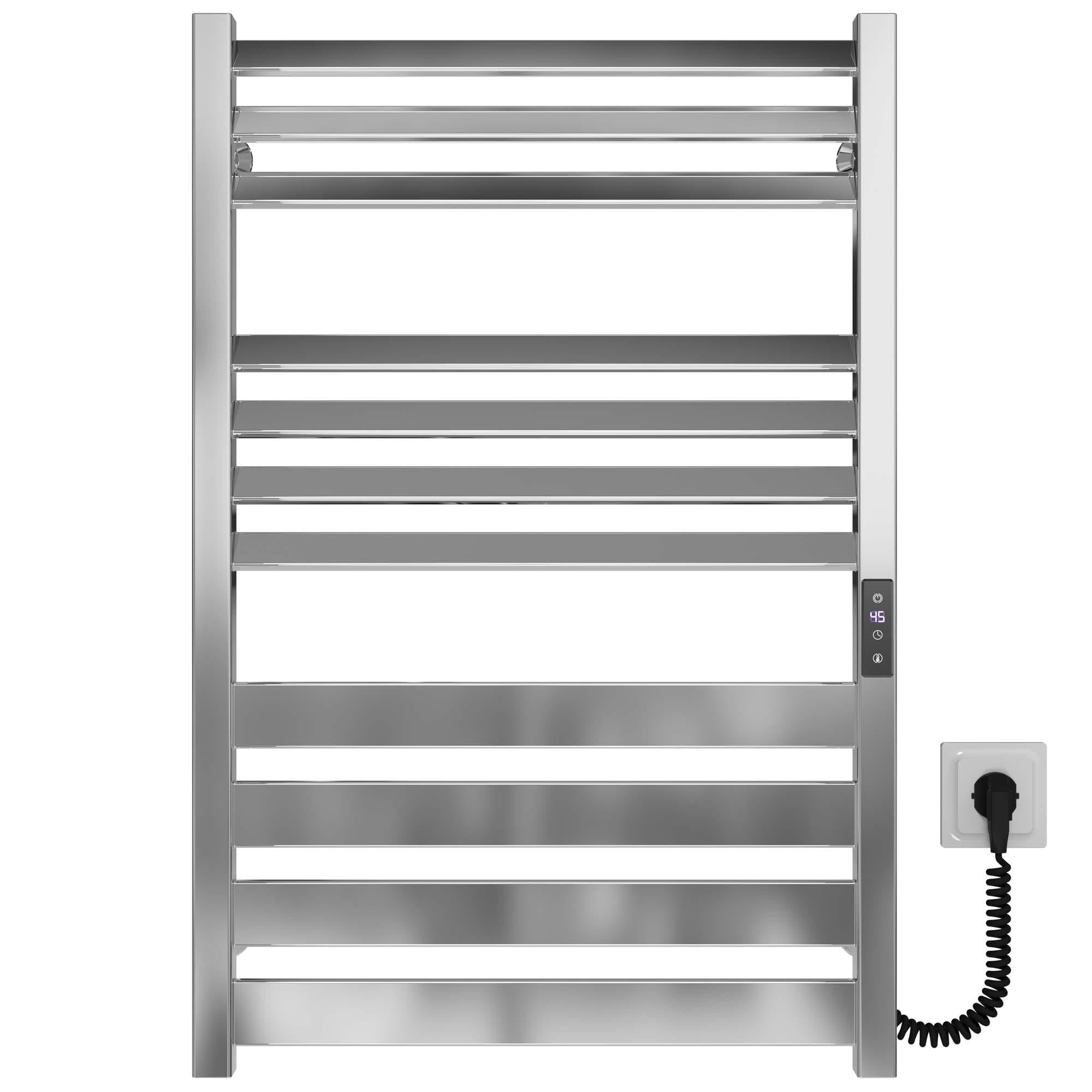 Полотенцесушитель электрический Deffi Diamant П11 JD04 правое подключение нержавеющая сталь 500х800 мм Хром (A.DT.80.50.11.ECR2)