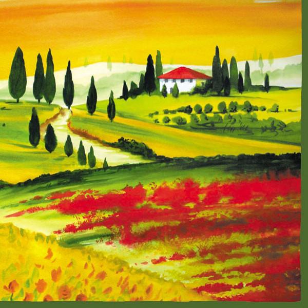 Салфетки для декупажа Ambiente Тоскана 18,5г/м2 33х33 см 20 шт. 12 пач. (8712159095517)