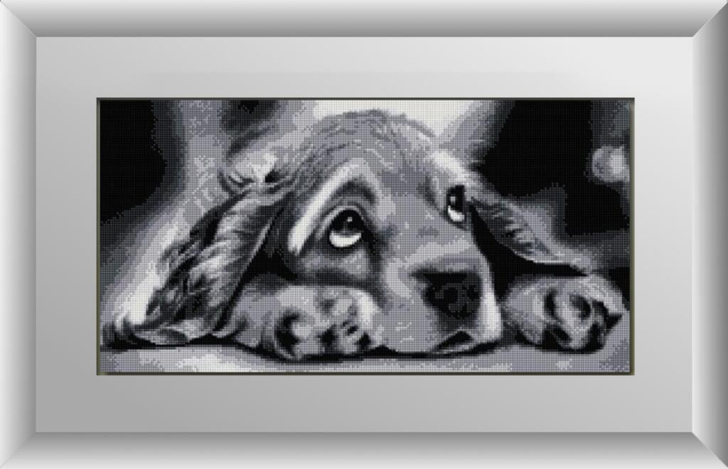 Алмазная мозаика Dream Art Заскучал 32x62 см (DA.30228)