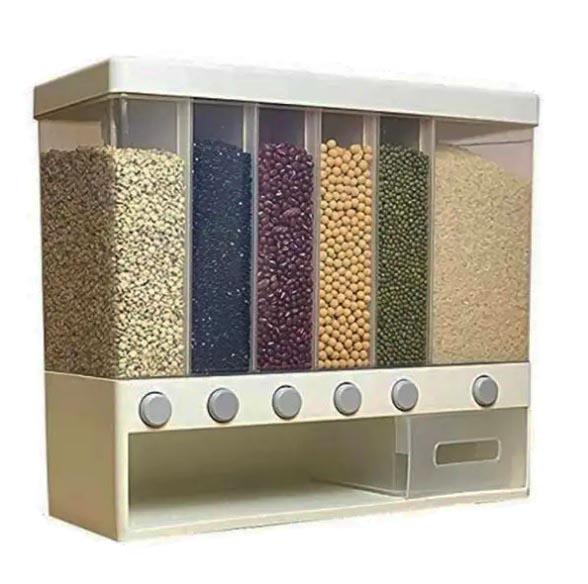 Органайзер для сипучих продуктів Assorted grain rice bucket JC-2170 6 секцій (2137619357)