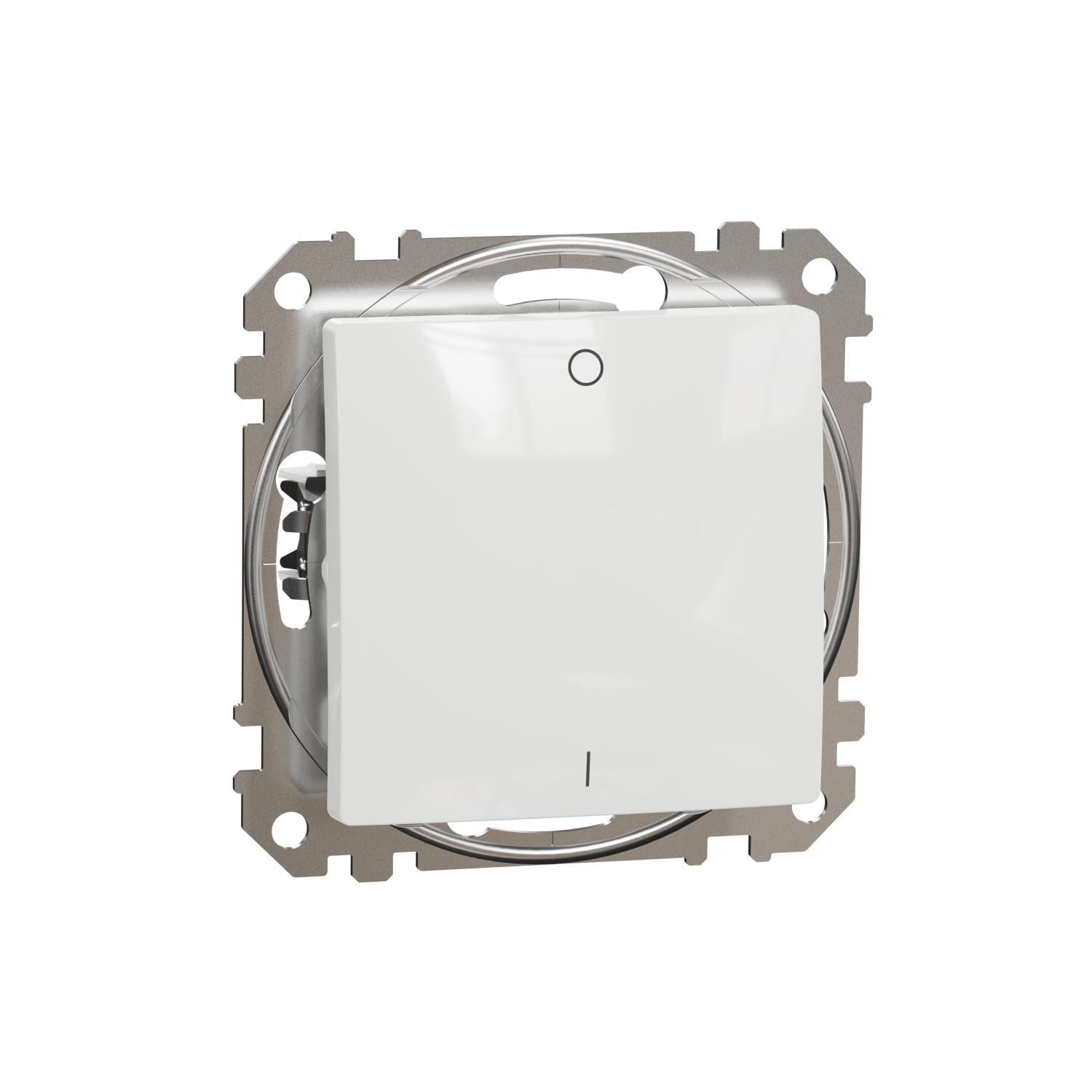 Выключатель одноклавишный двухполюсный Schneider Electric Sedna Design Белый (SDD111102)