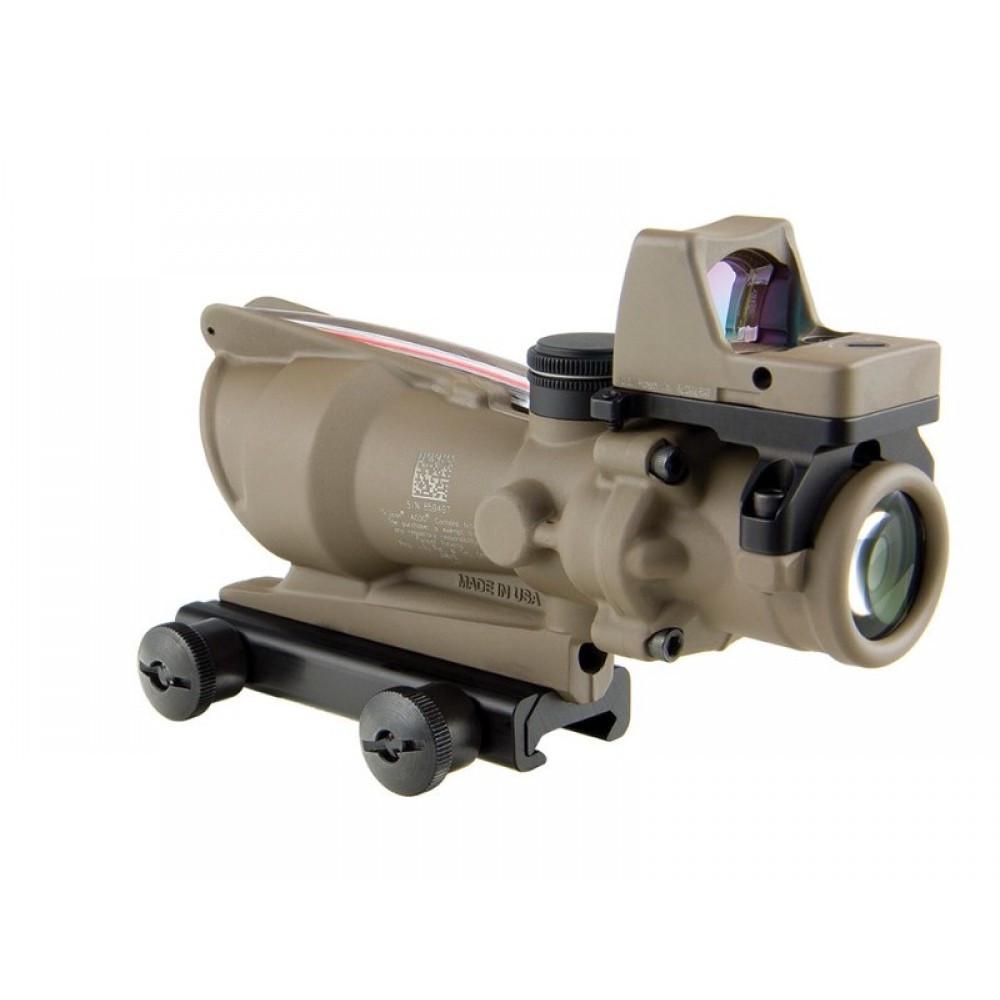 Комплект TRIJICON RMR 3,25 МОА FDE прицел оптический ACOG 4x32 BAC коллиматорный - фото 3 Комплект TRIJICON RMR 3,25 МОА FDE прицел оптический ACOG 4x32 BAC коллиматорный - фото 3