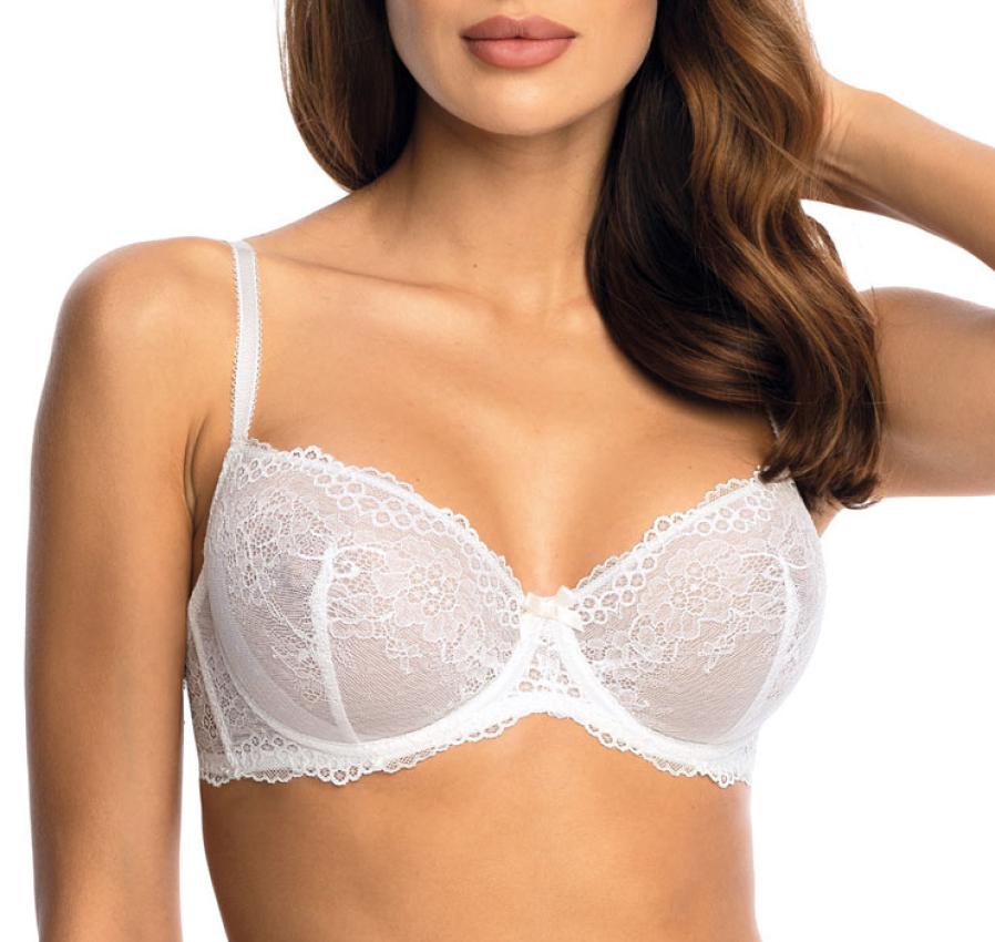 Бюстгальтер жіночий Orhideja мʼяка чашка мереживо 80C Білий (575-299c)