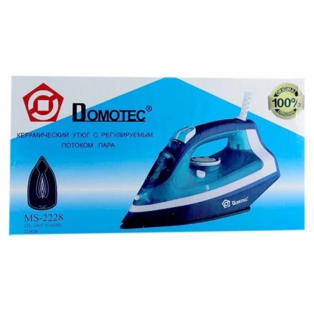 Паровой утюг Domotec MS 2228 с керамическим покрытием - фото 6