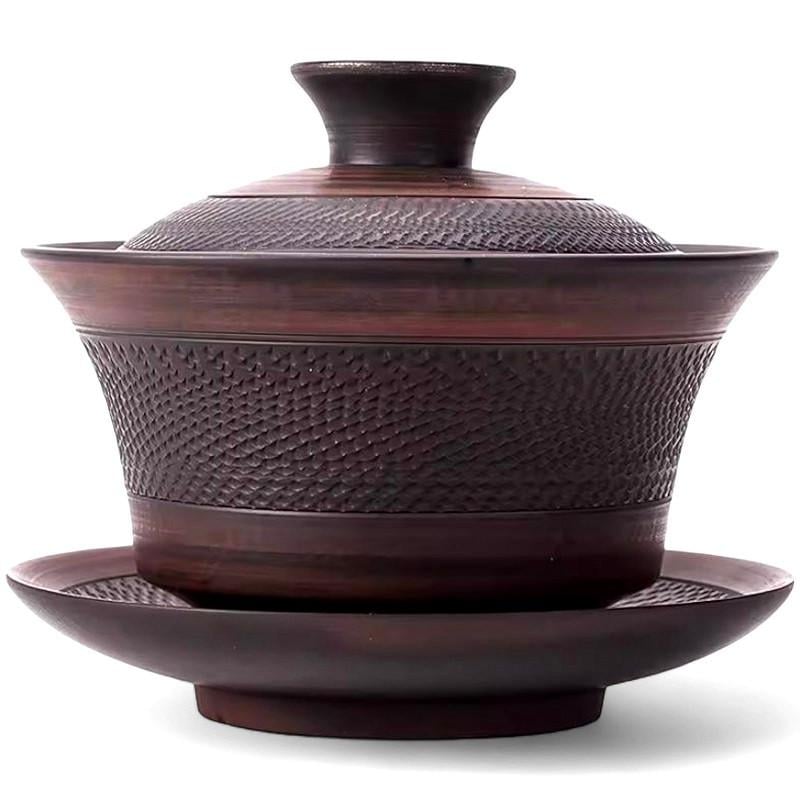 Гайвань для заваривания чая ручная работа керамическая 240 мл (10-3-0190) Гайвань для заваривания чая ручная работа керамическая 240 мл (10-3-0190)