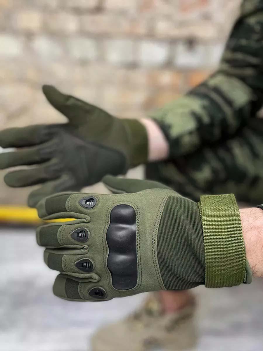 Перчатки закрытые Oakley M Оливковый - фото 2 Перчатки закрытые Oakley M Оливковый - фото 2