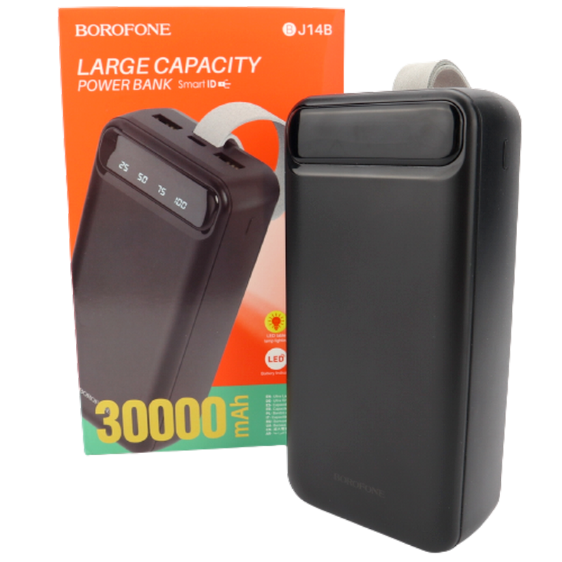 Повербанк Borofone 30000 mAh з ліхтариком (6032045) Повербанк Borofone 30000 mAh з ліхтариком (6032045)