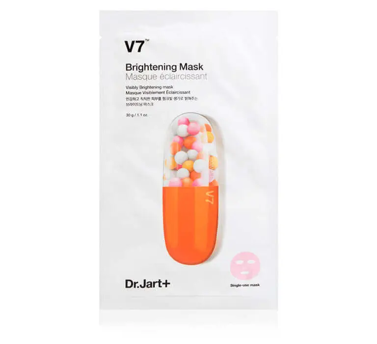 Маска Dr. Jart V7 Brightening освітлююча ультратонка 28 мл 8809535809070