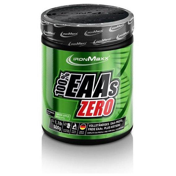 Амінокомплекс для спорту IronMaxx 100% EAAs Zero 500 г /33 servings Green Apple