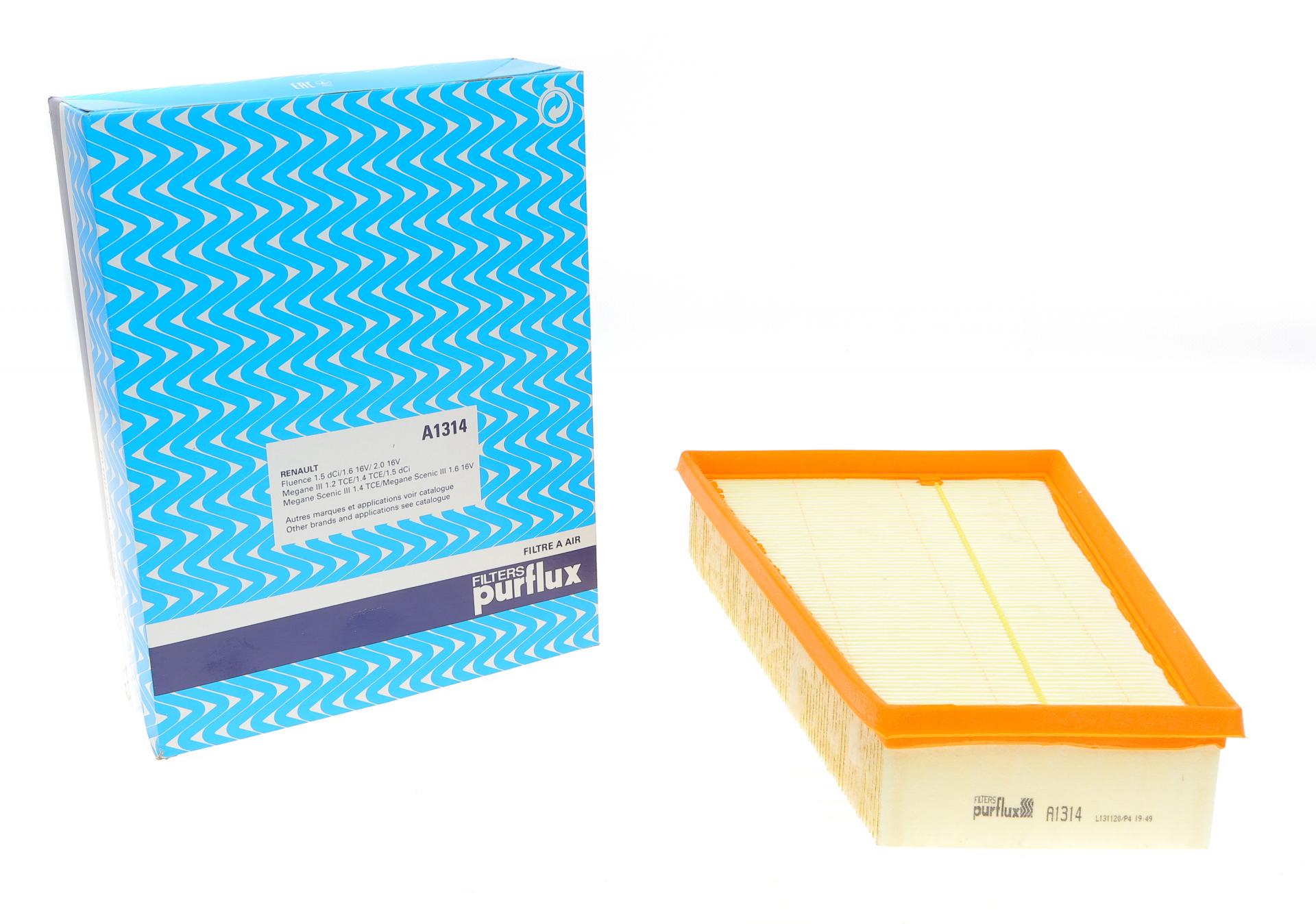 Фильтр воздушный PURFLUX для Renault Megane III 08- (A1314)